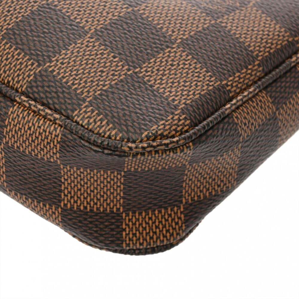 LOUIS VUITTON Authentic Brown Damier Canvas Pochette Pouch - Picture 8 of 11
